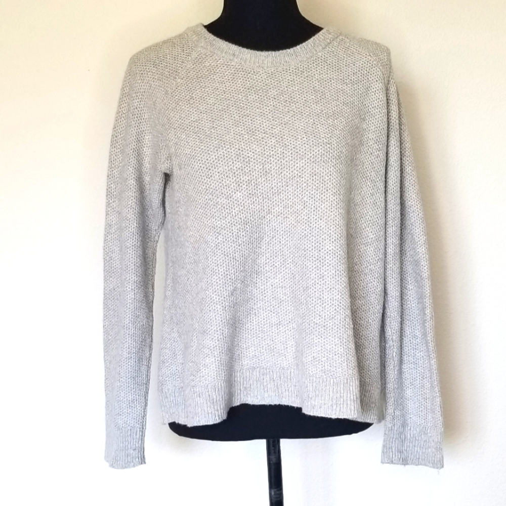 Madewell Province cross-over back pullover sweater Academia S